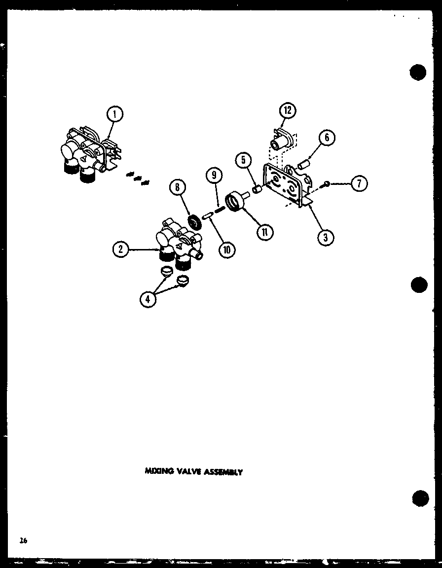01 - MIXING VALVE ASSY