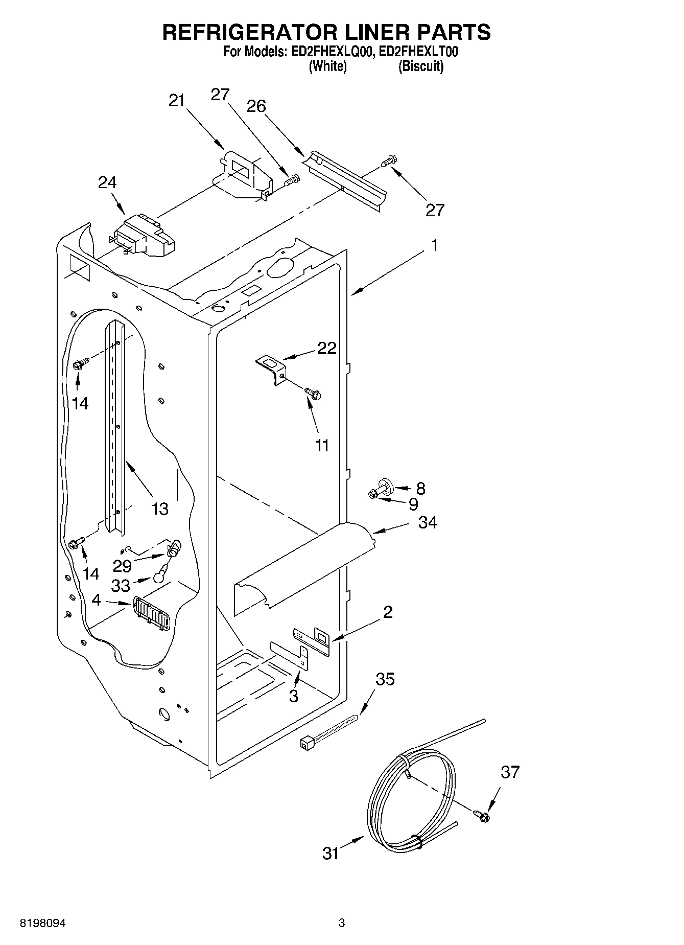 02 - REFRIGERATOR LINER