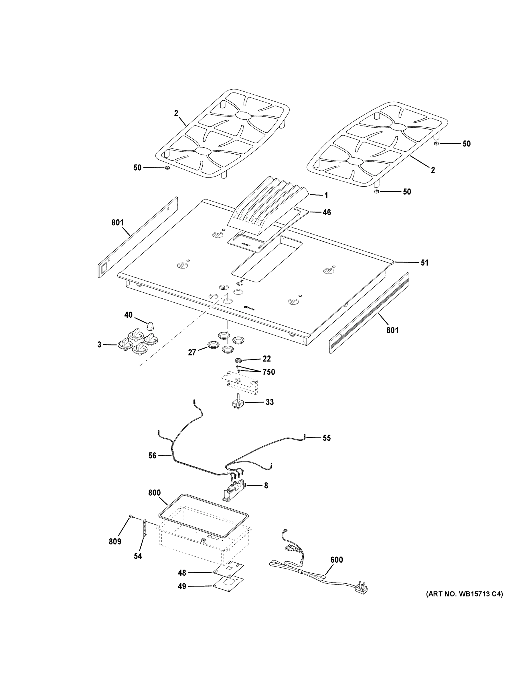 CONTROL PANEL & COOKTOP