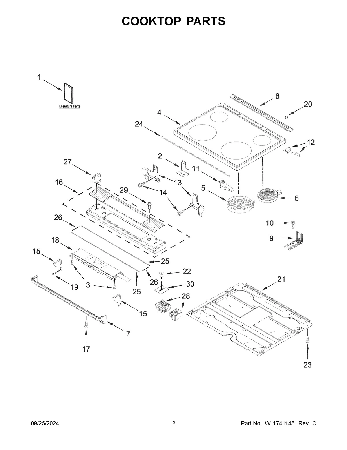 02 - COOKTOP PARTS