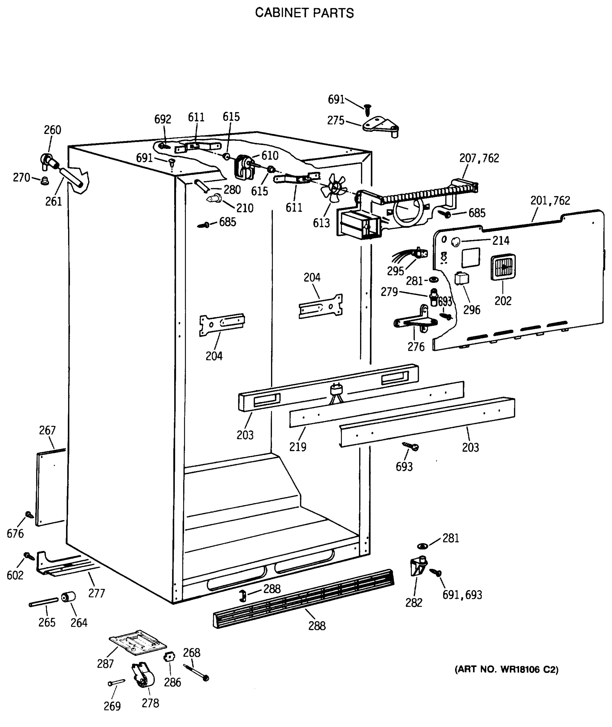 CABINET PARTS
