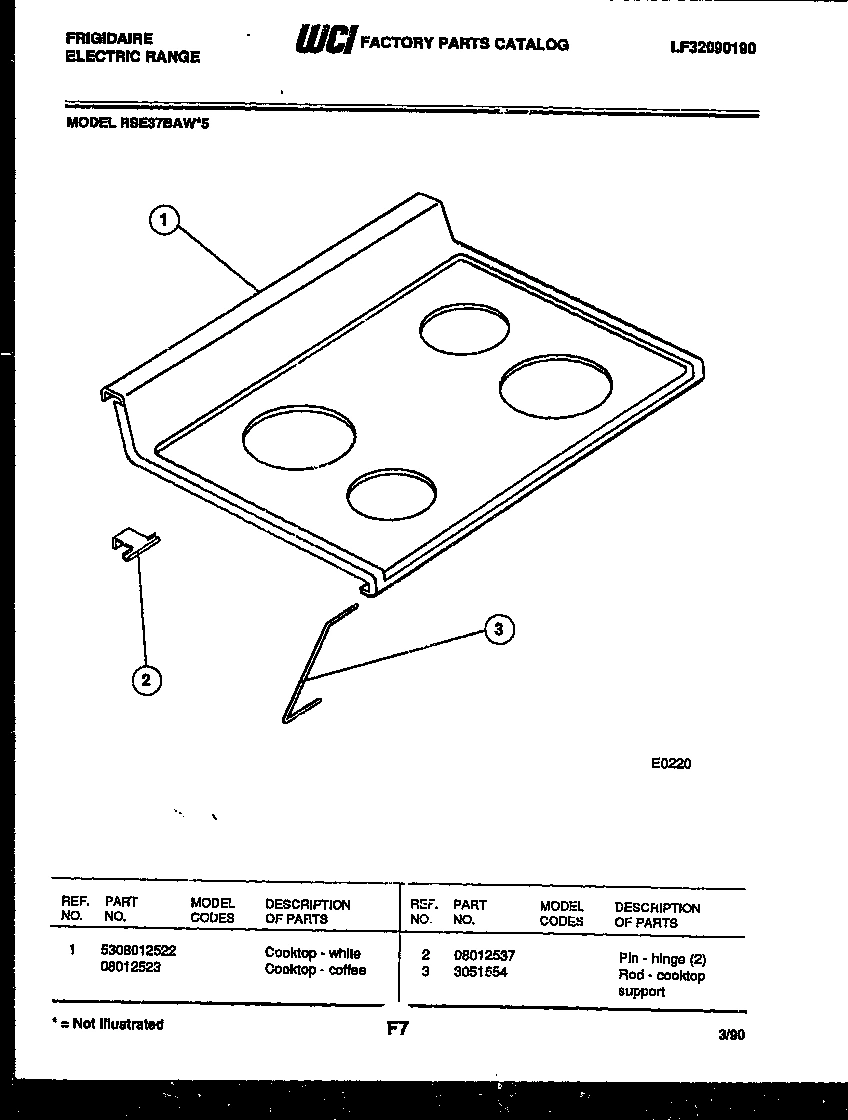 03 - COOKTOP PARTS