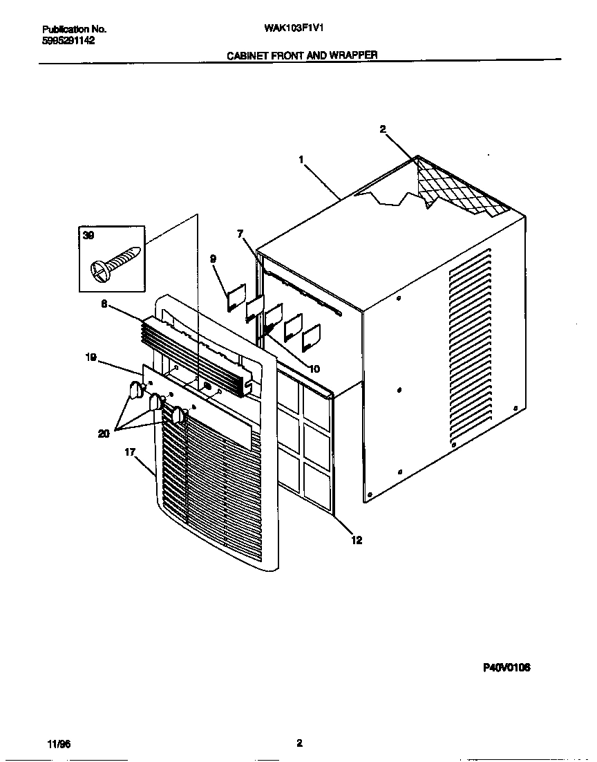 02 - CABINET FRONT AND WRAPPER