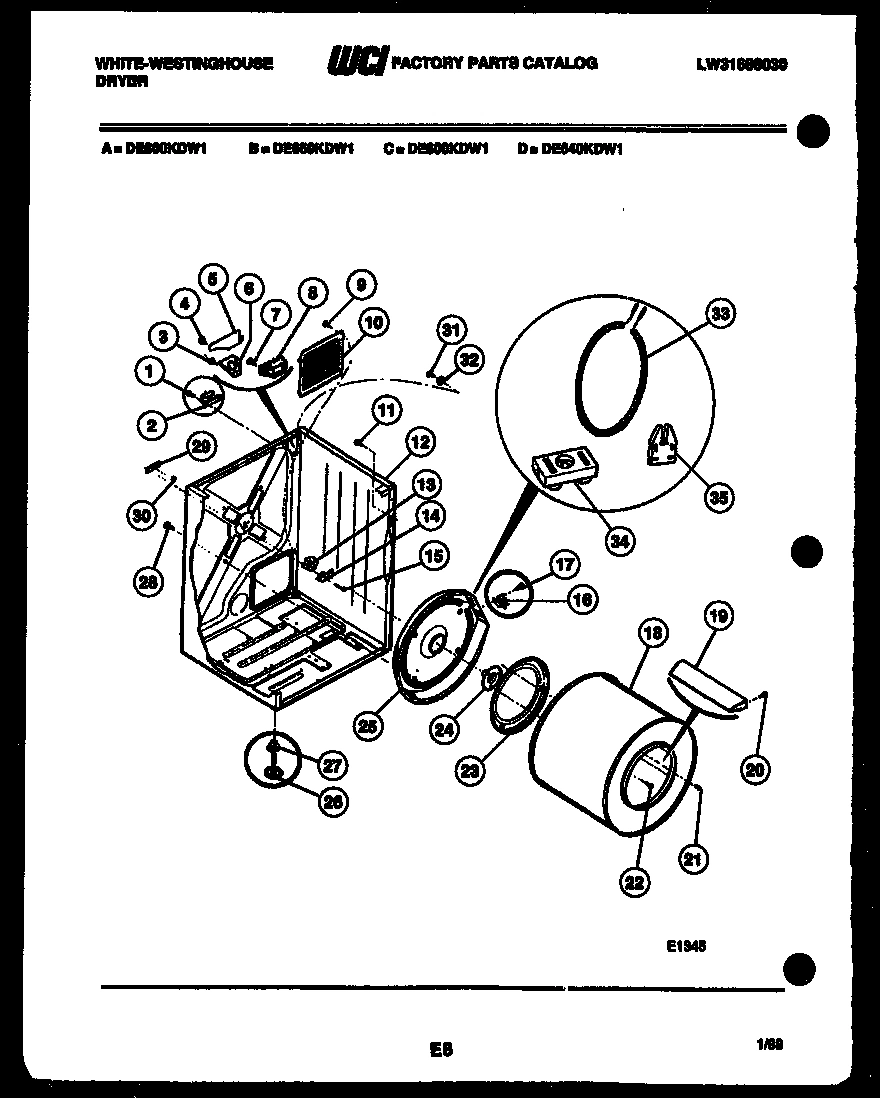 02 - CABINET AND COMPONENT PARTS