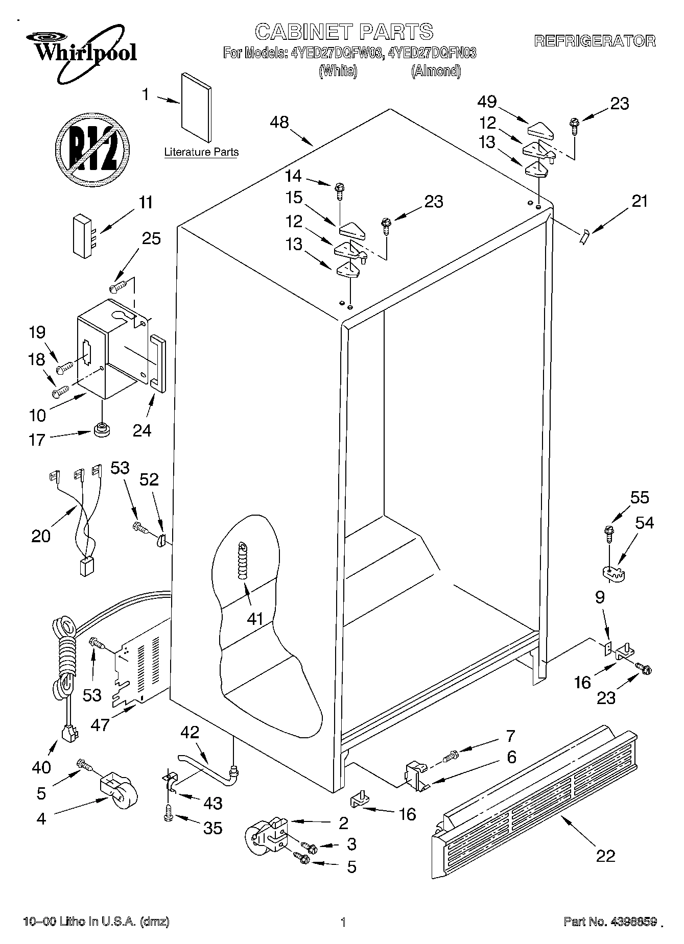 01 - CABINET, LITERATURE