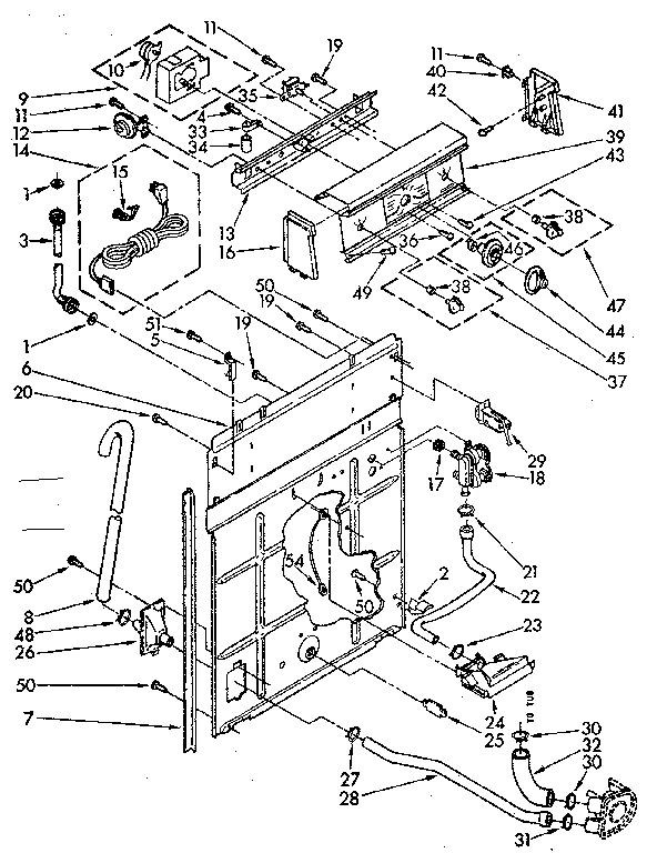 CONTROLS AND REAR PANEL PARTS