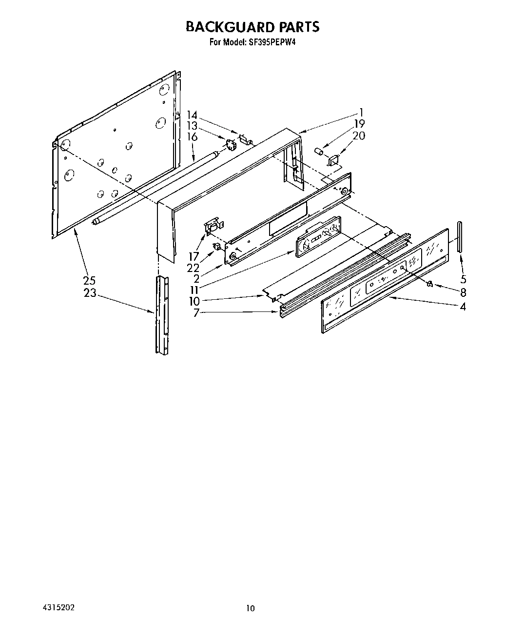 07 - BACKGUARD, LIT/OPTIONAL