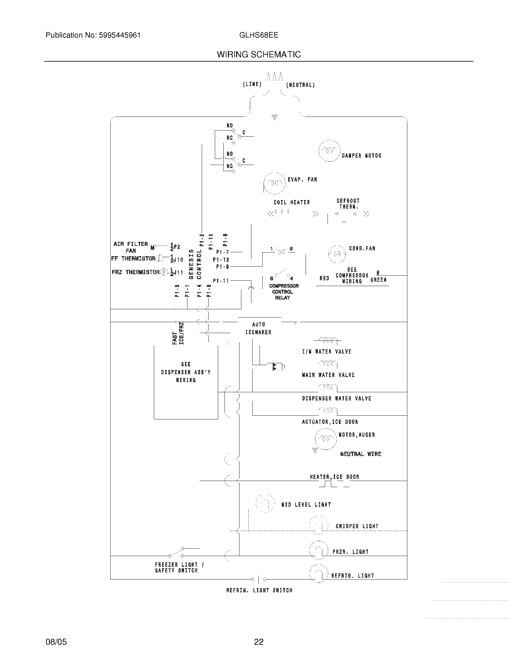 22 - WIRING SCHEMATIC