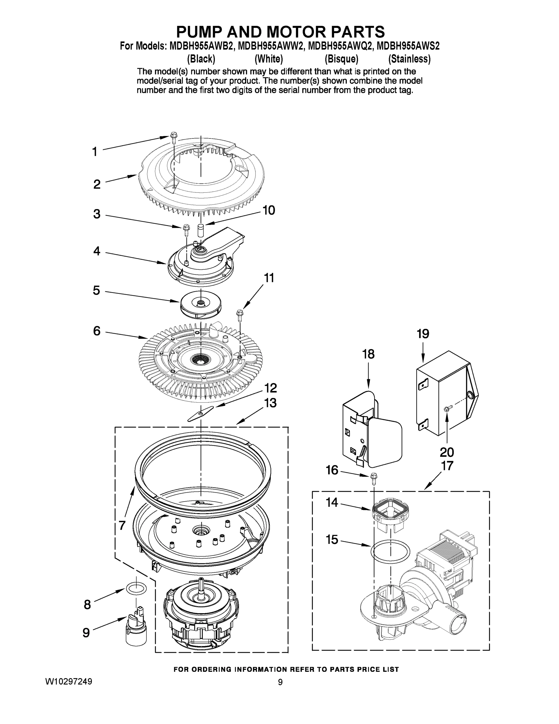 08 - PUMP AND MOTOR PARTS