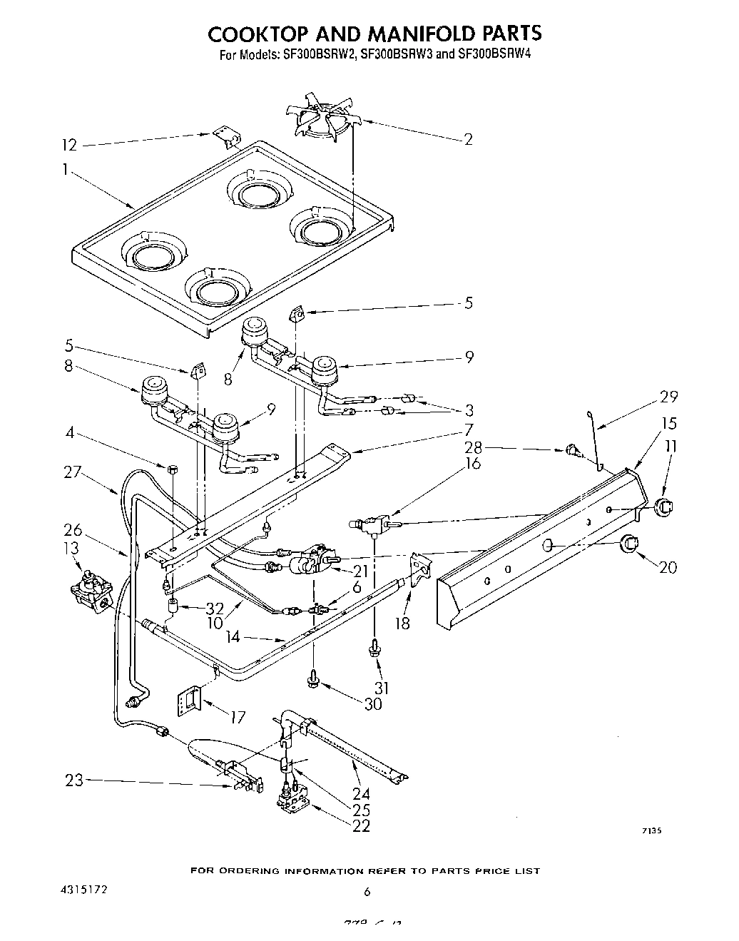 05 - COOK TOP AND MANIFOLD , LITERATURE