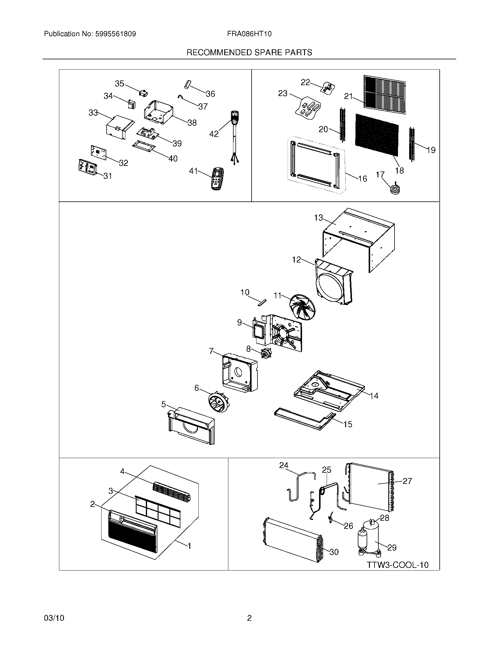 03 - RECOMMENDED SPARE PARTS