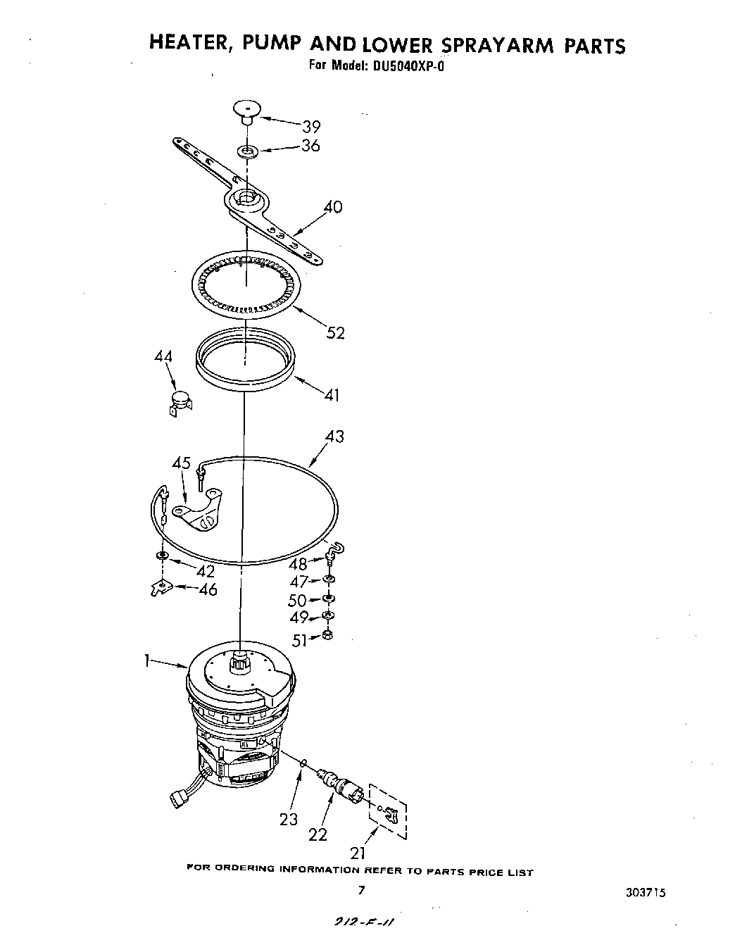 05 - HEATER, PUMP AND LOWER SPRAYARM