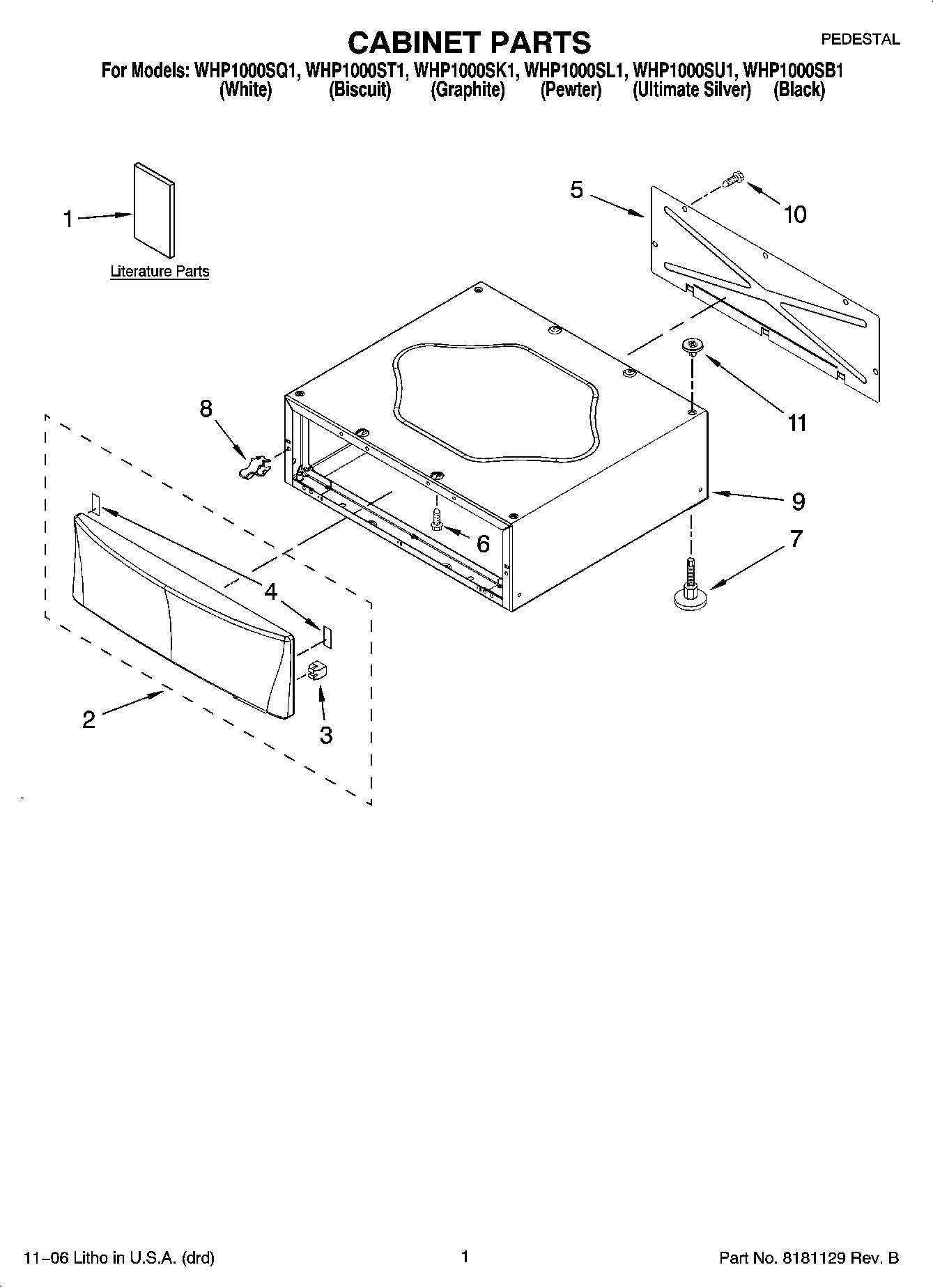 01 - CABINET PARTS