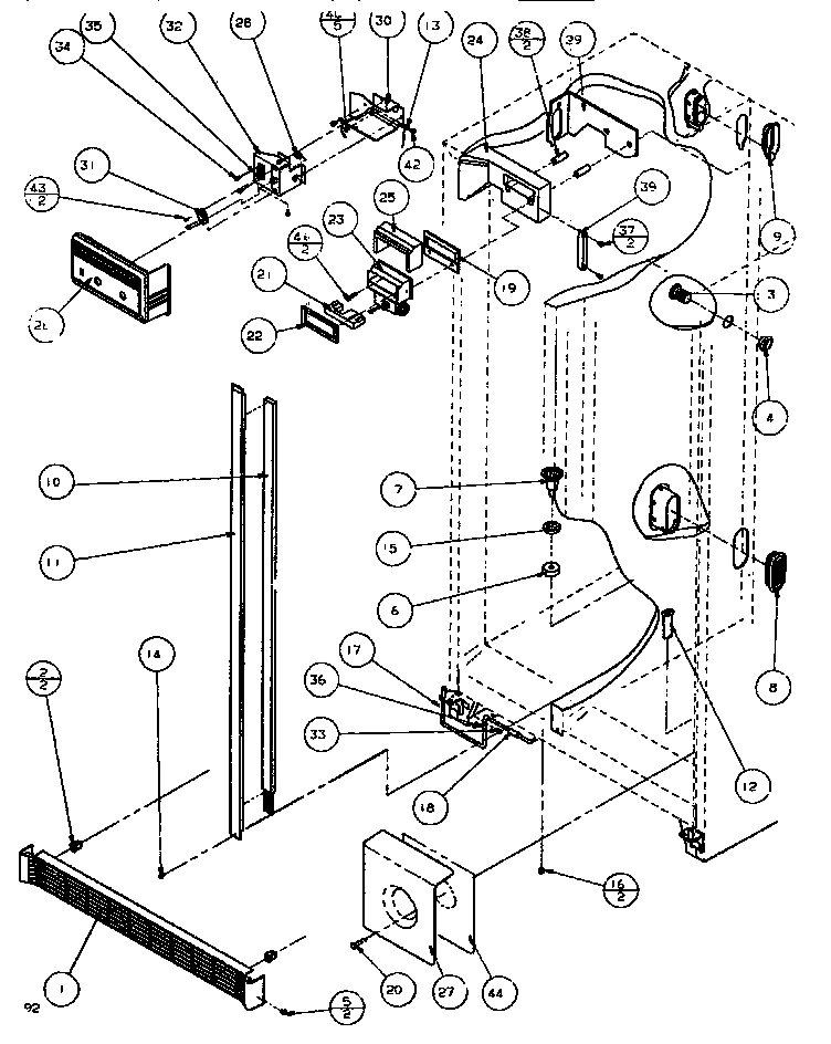 02 - CONTROLS & CABINET (REF/FRZ)