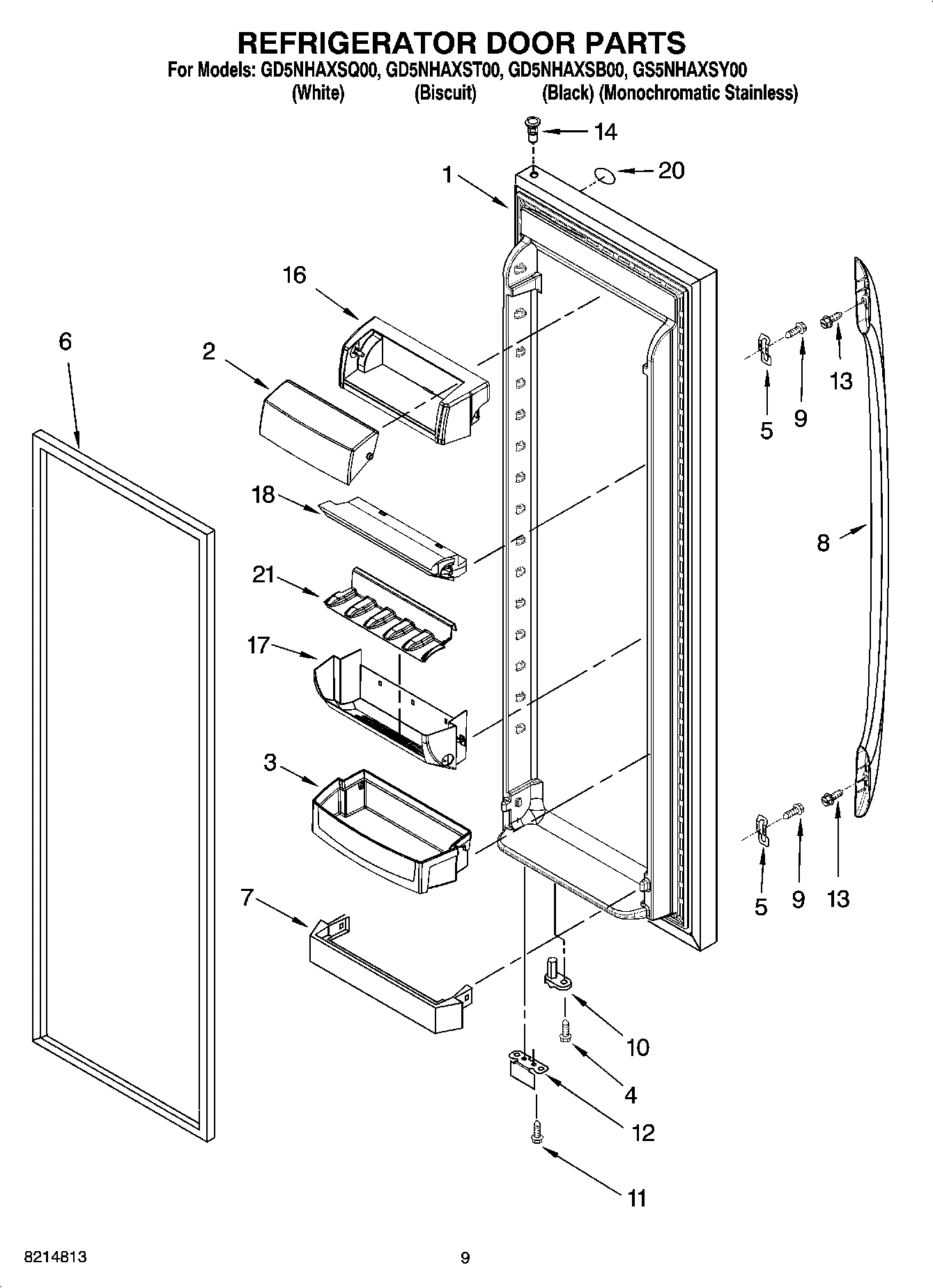 06 - REFRIGERATOR DOOR PARTS