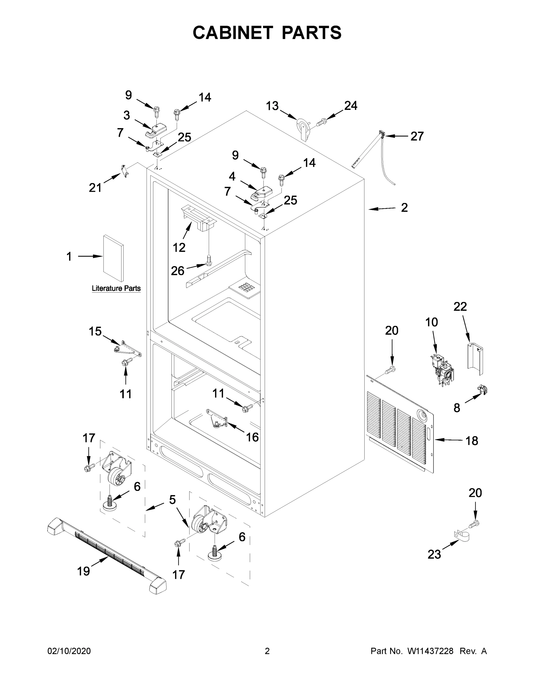 02 - CABINET PARTS