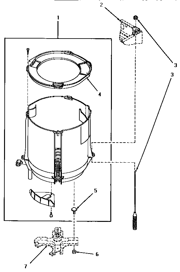 09 - OUTER TUB AND SNUBBER ASSY