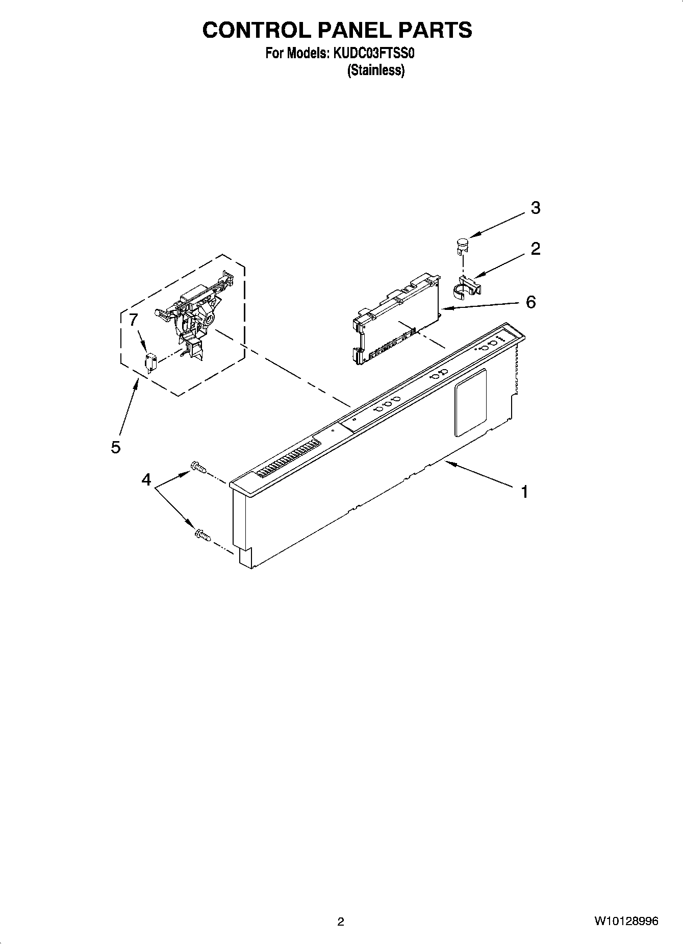 02 - CONTROL PANEL PARTS