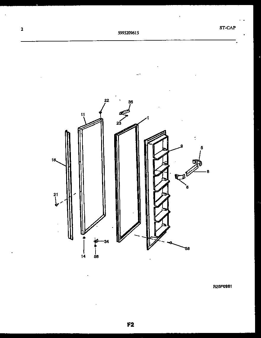 02 - FREEZER DOOR PARTS