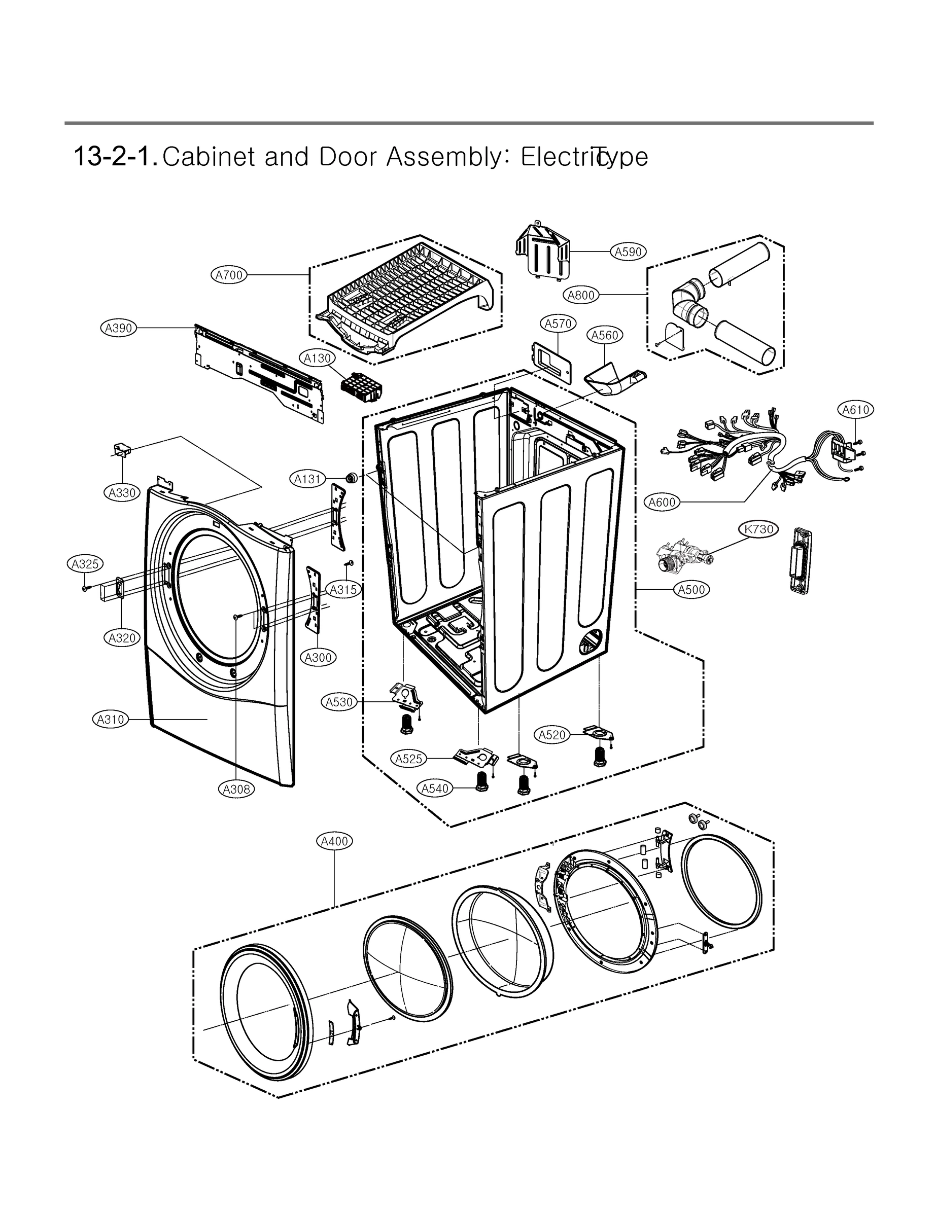 CABINET AND DOOR ASSEMBLY