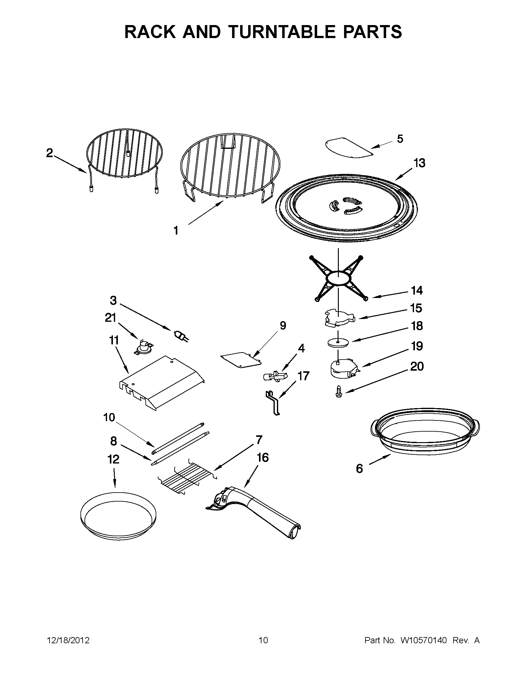 05 - RACK AND TURNTABLE PARTS