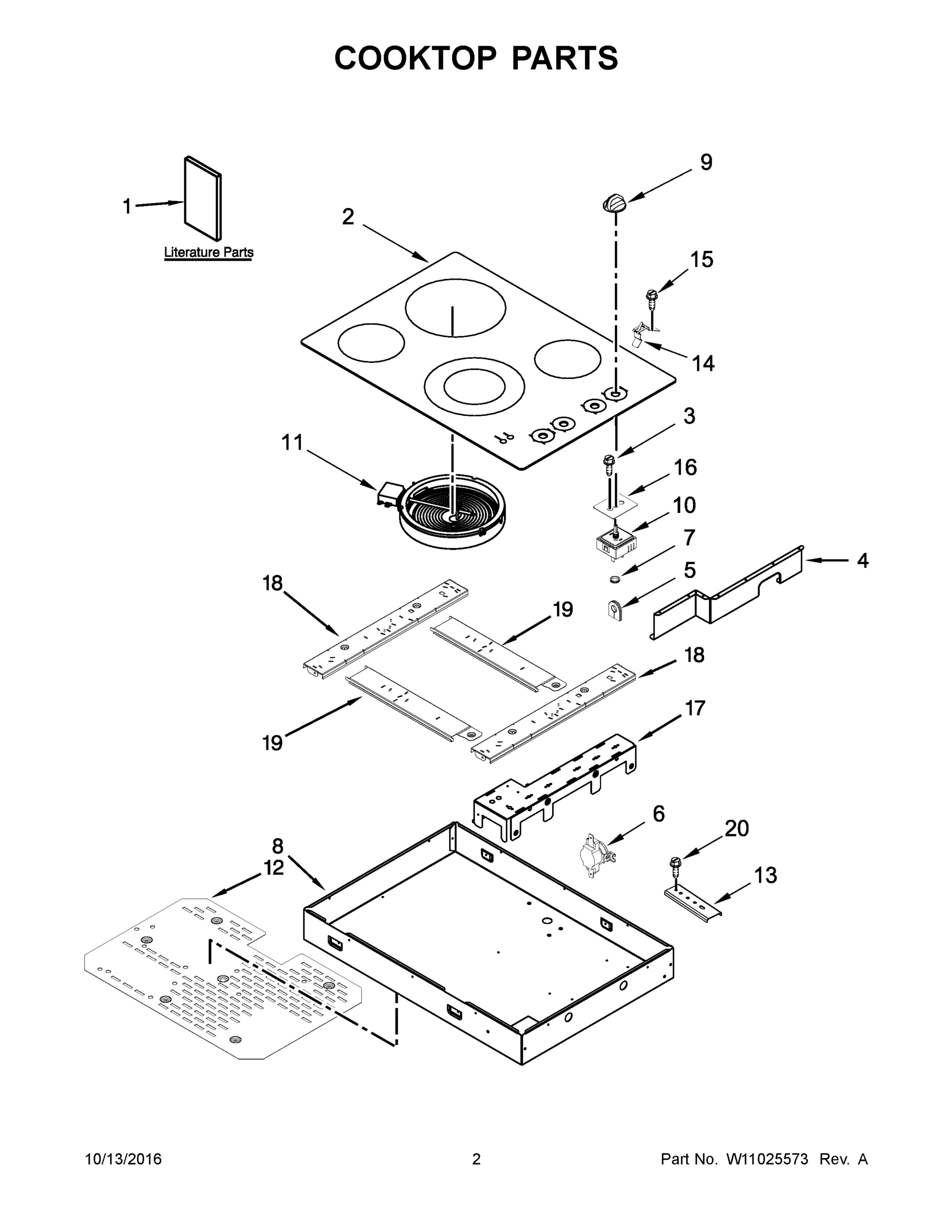02 - COOKTOP PARTS