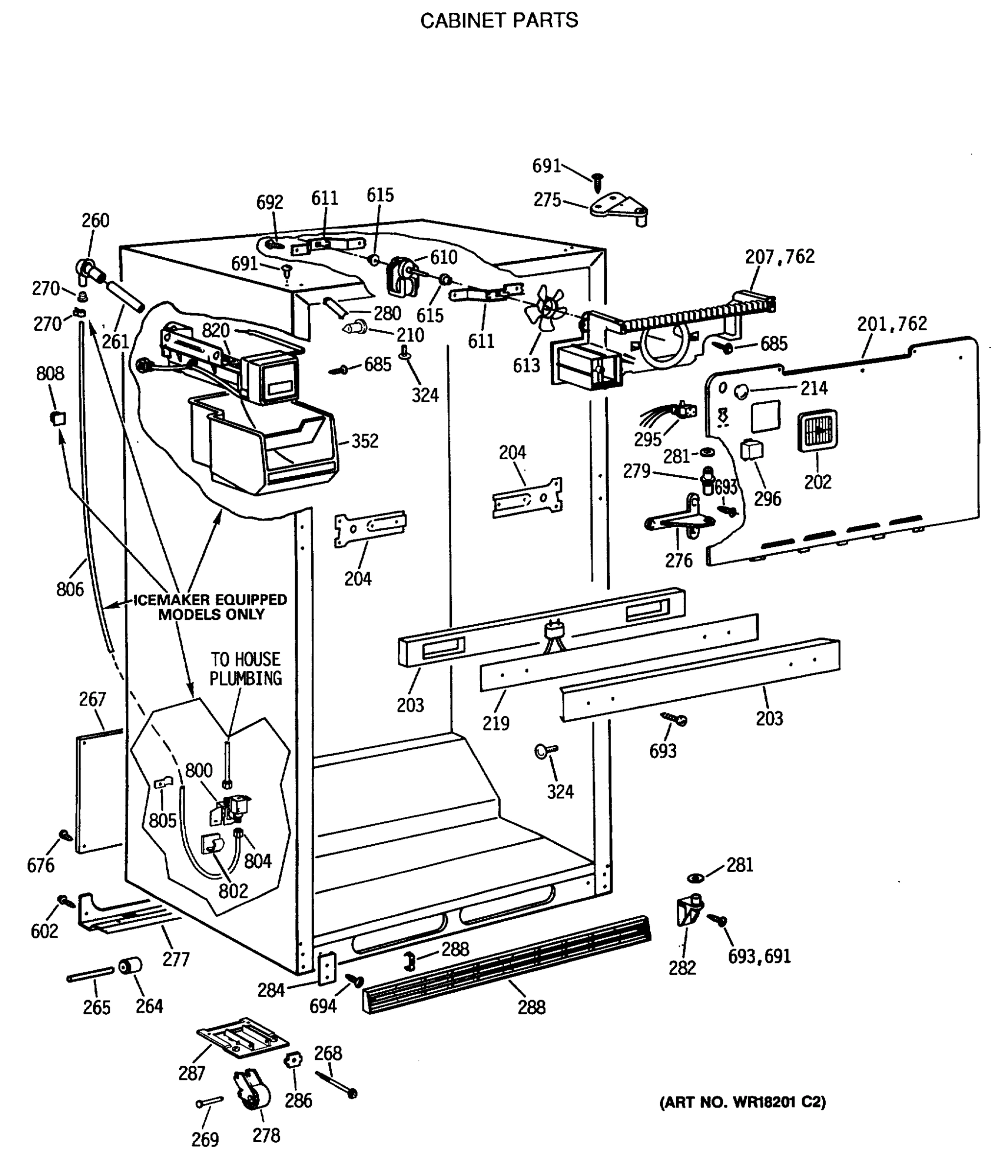 CABINET PARTS