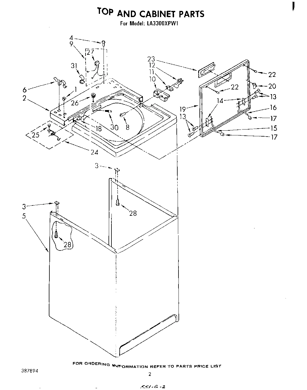 02 - TOP AND CABINET, LITERATURE AND OPTIONAL