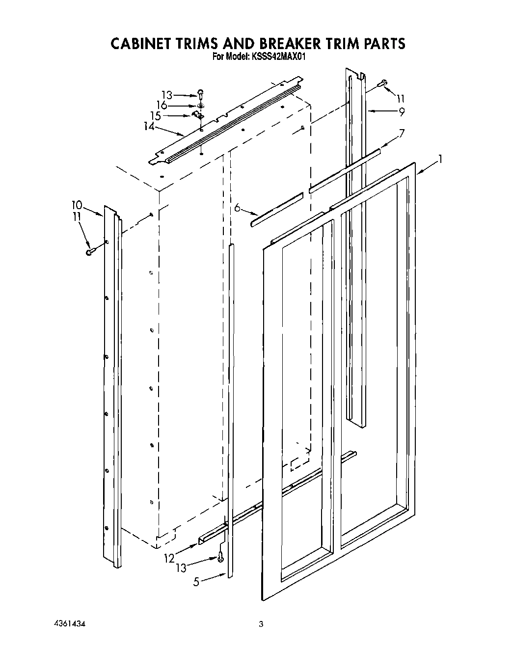 02 - CABINET TRIMS AND BREAKER TRIM
