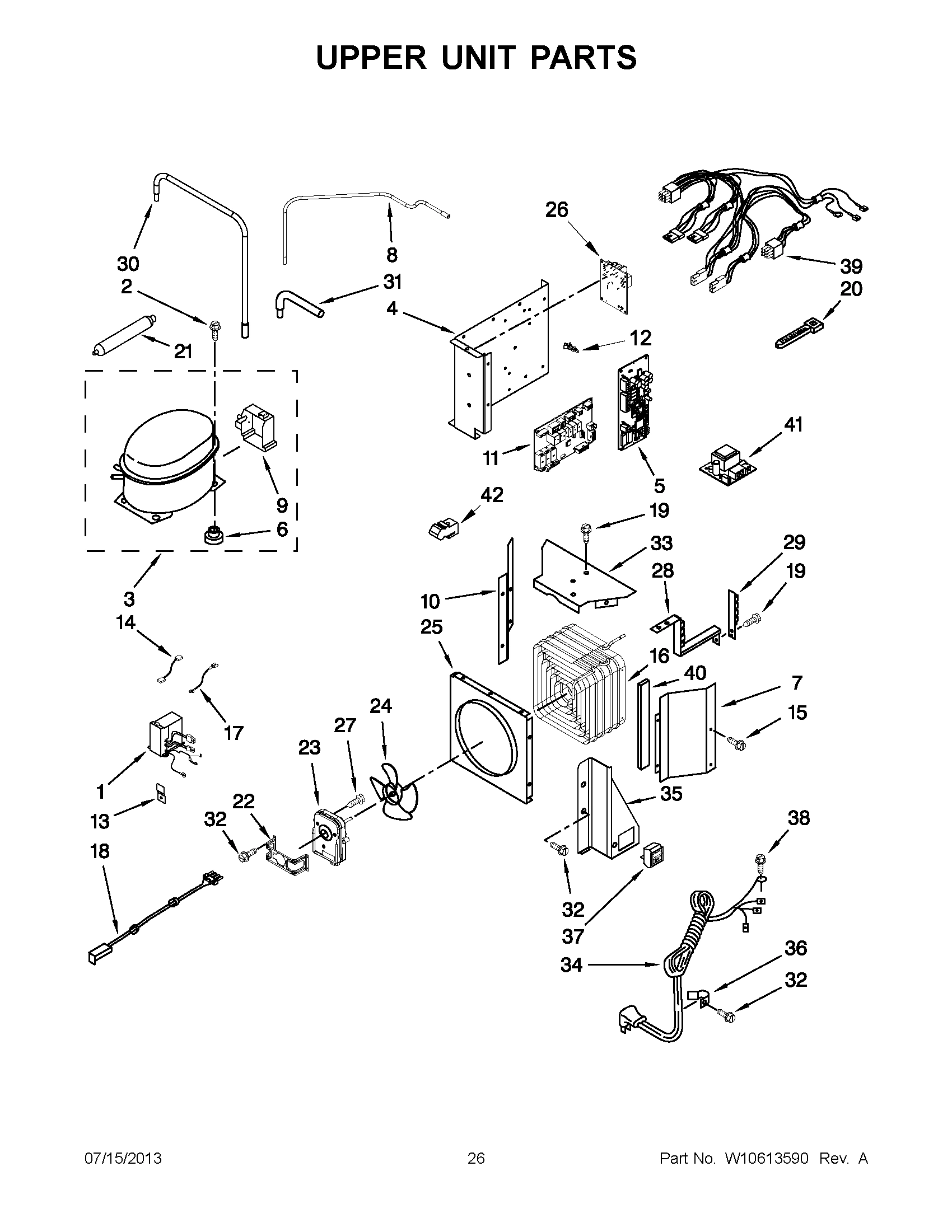 13 - UPPER UNIT PARTS