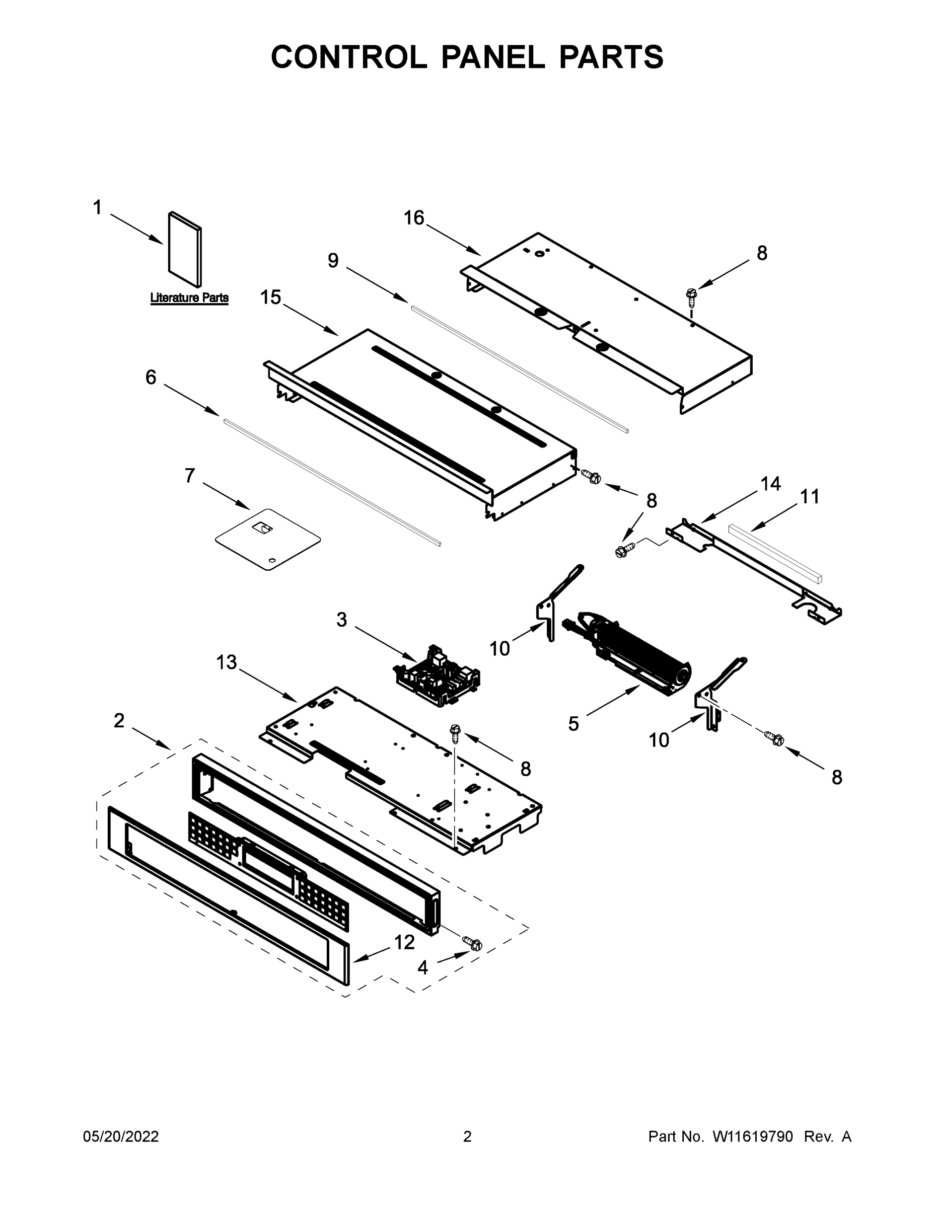 02 - CONTROL PANEL PARTS