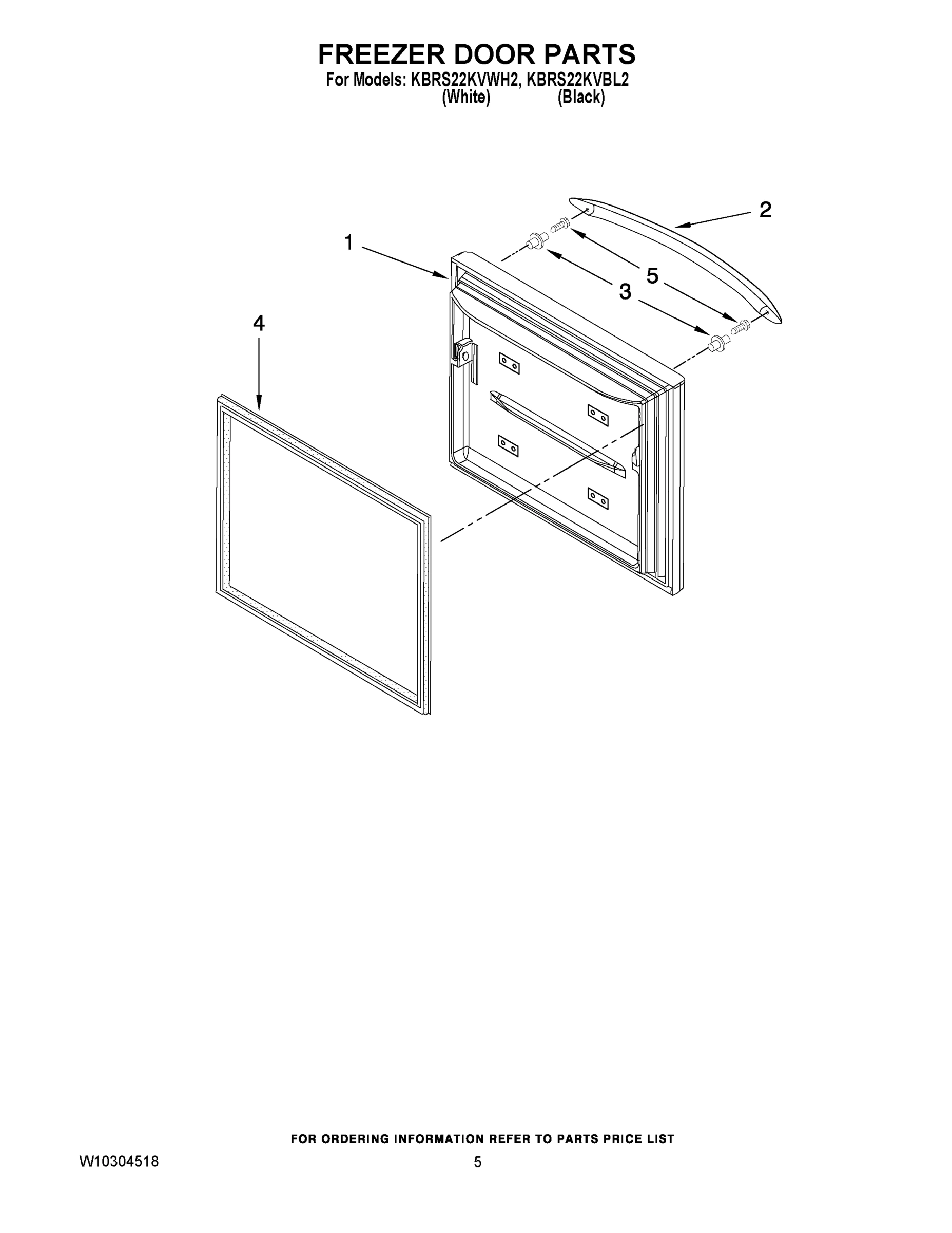 03 - FREEZER DOOR PARTS