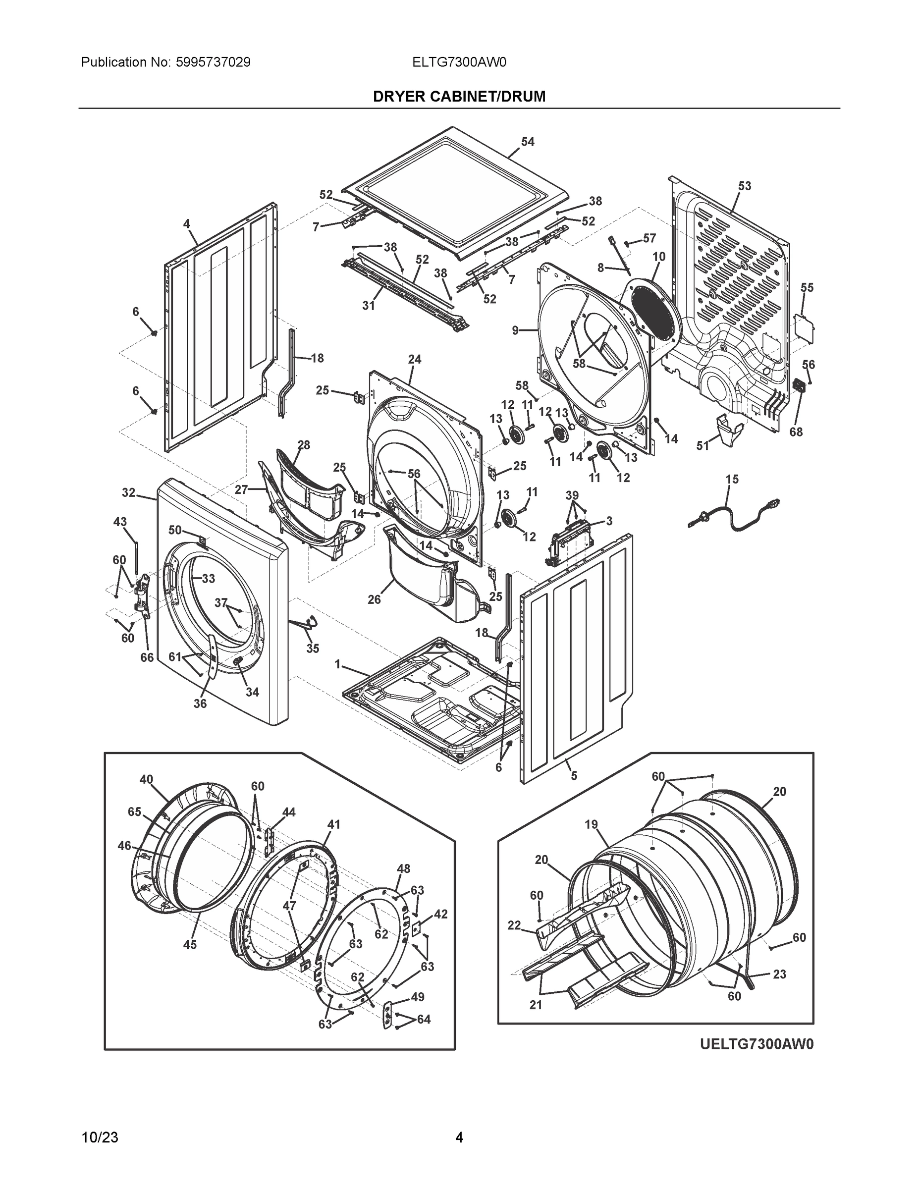 02 - DRYER CABINET/DRUM