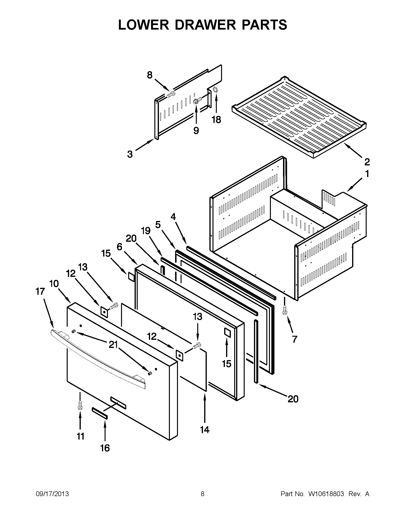 05 - LOWER DRAWER PARTS