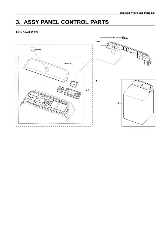 Control Panel Assembly