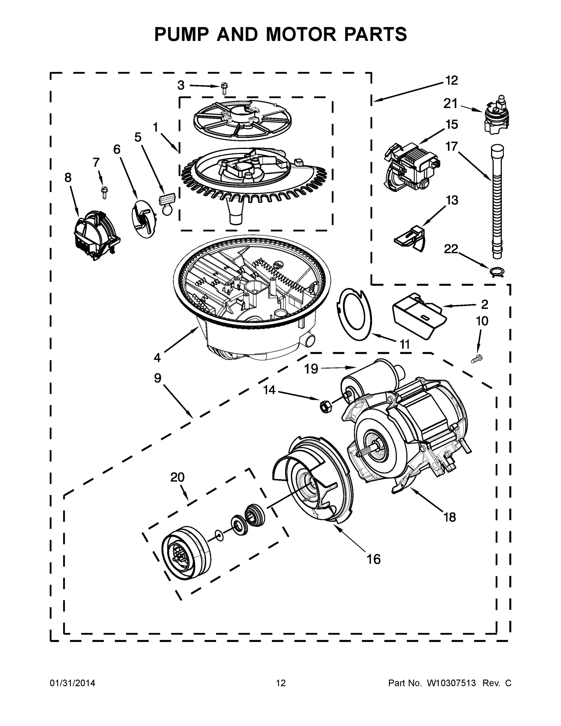 07 - PUMP AND MOTOR PARTS