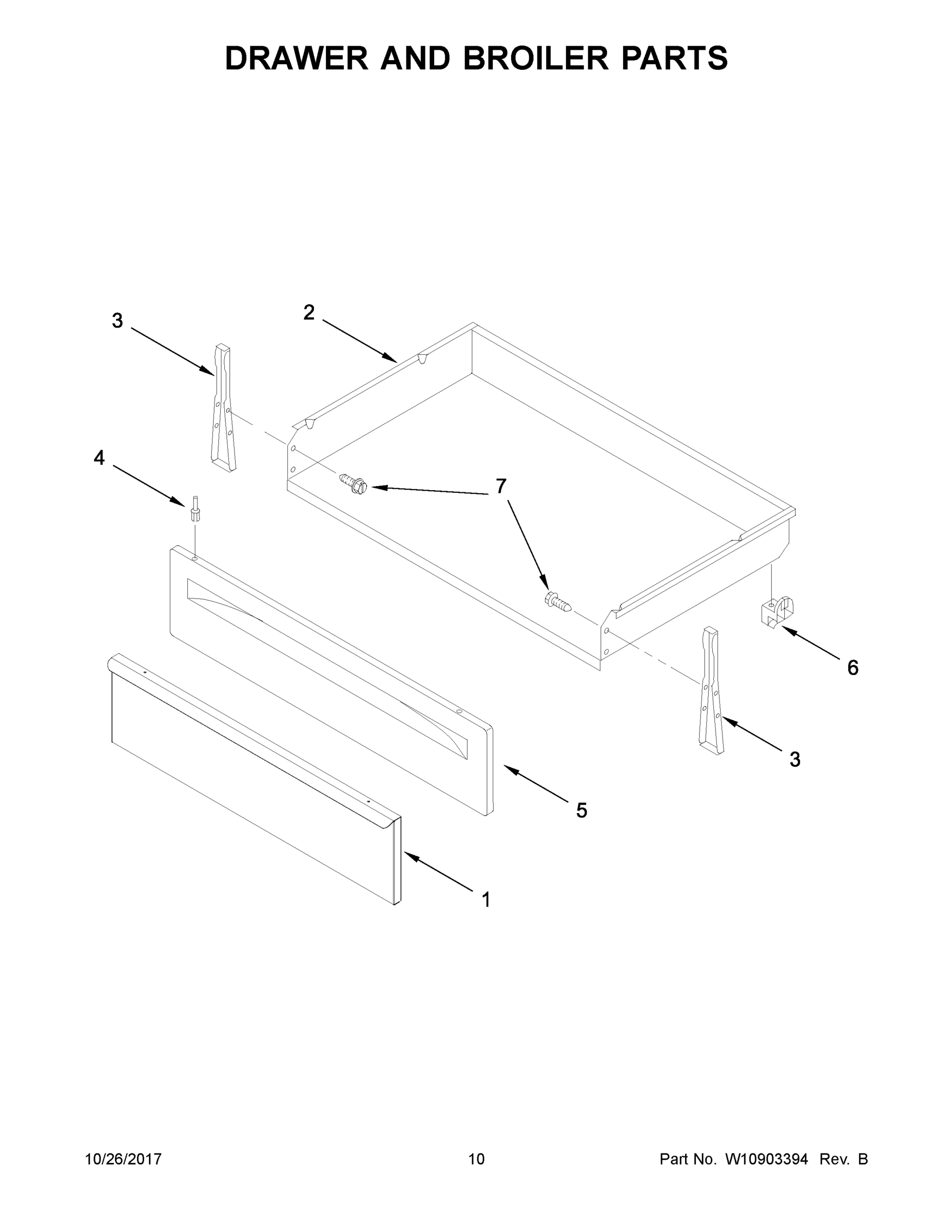 06 - DRAWER AND BROILER PARTS