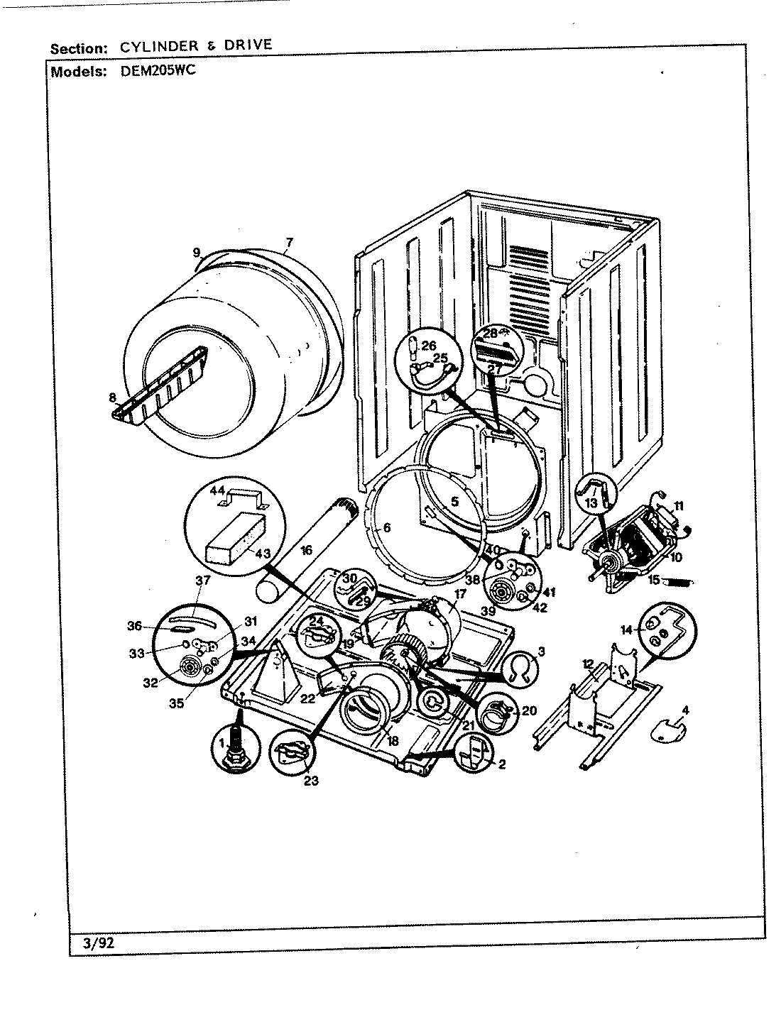 02 - CYLINDER & DRIVE