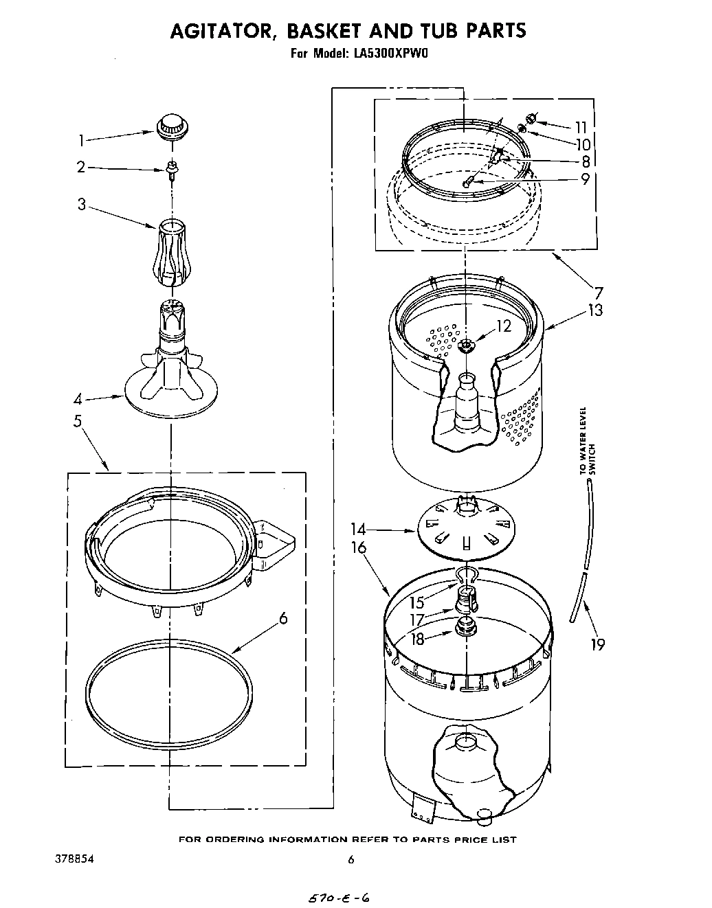 04 - AGITATOR, BASKET AND TUB
