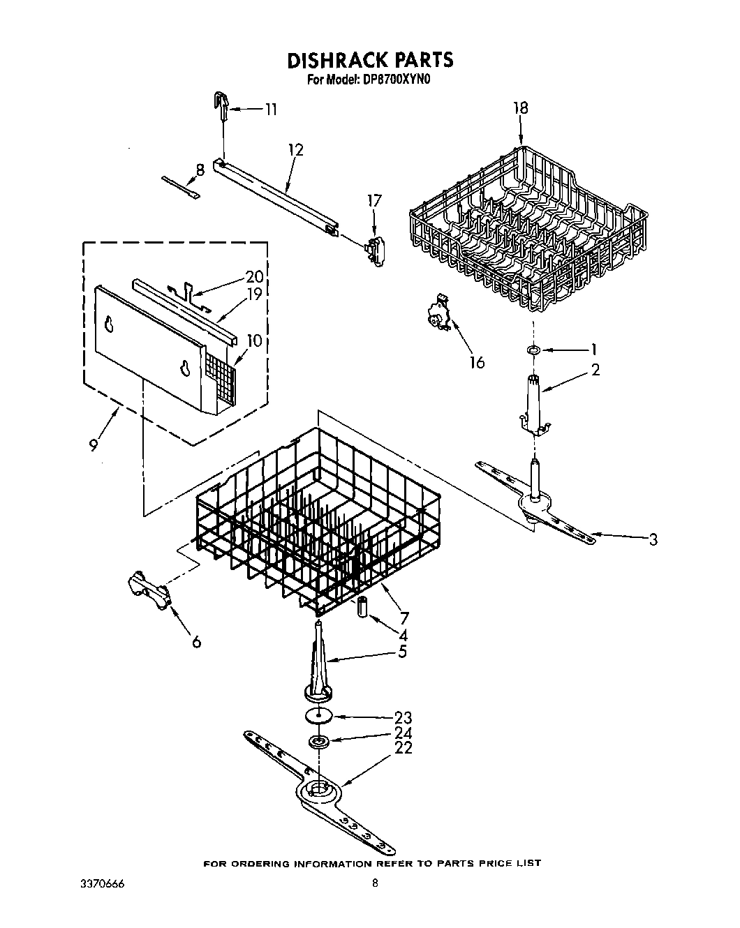 06 - DISHRACK, LIT/OPTIONAL