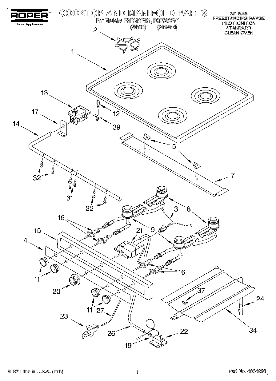01 - COOKTOP AND MANIFOLD