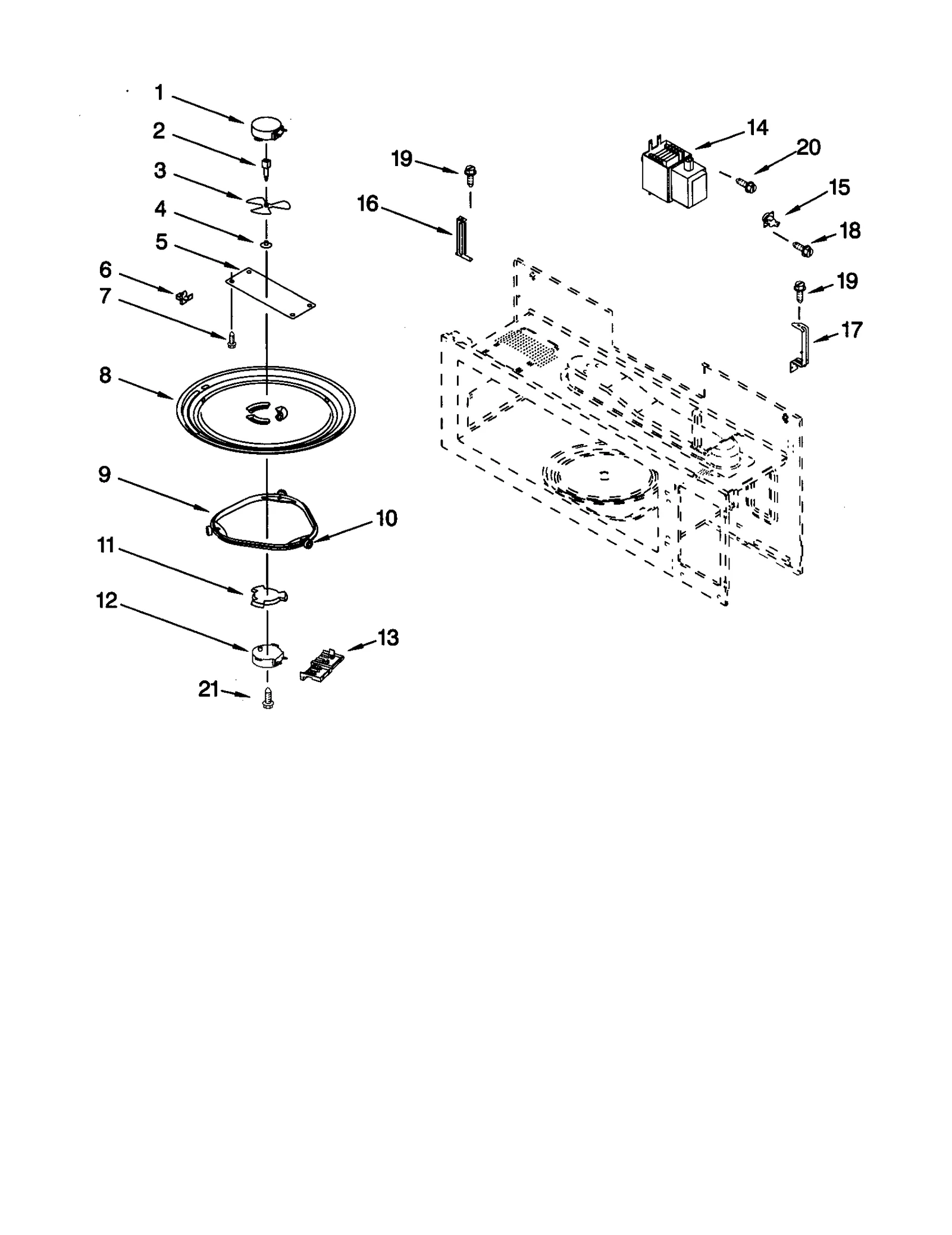 MAGNETRON AND TURNTABLE
