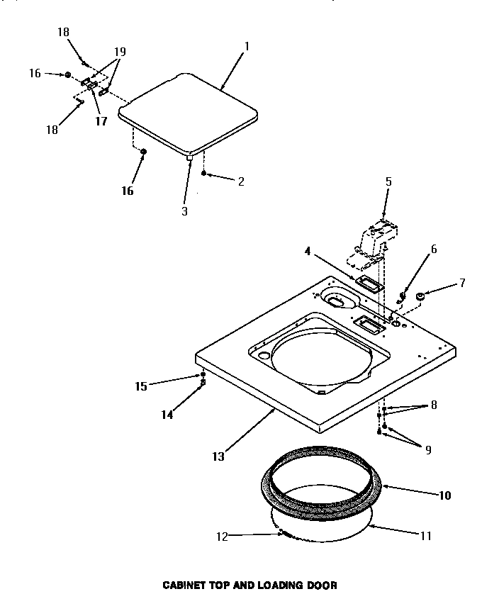 07 - CABINET TOP & LOADING DOOR