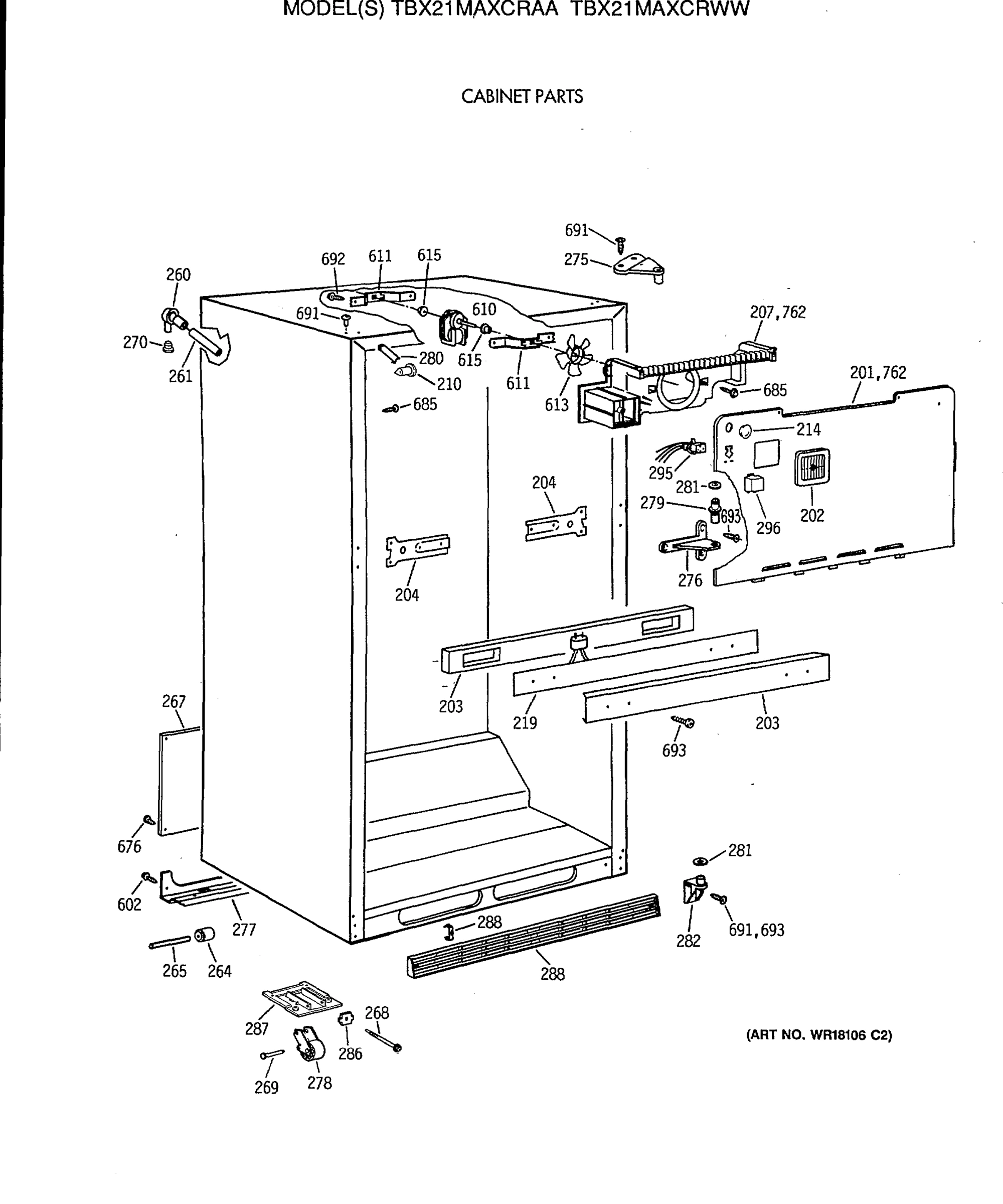 CABINET PARTS