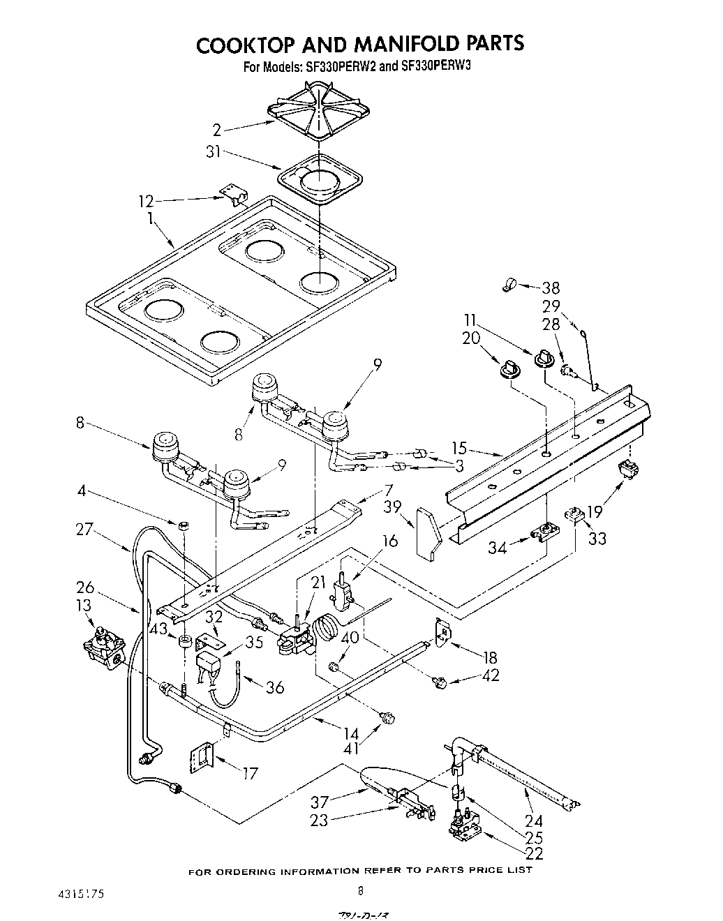 06 - COOK TOP AND MANIFOLD , LITERATURE
