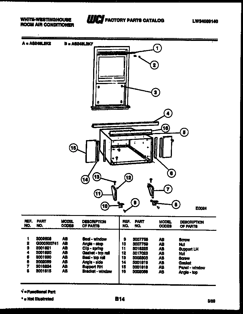 06 - CABINET AND INSTALLATION PARTS