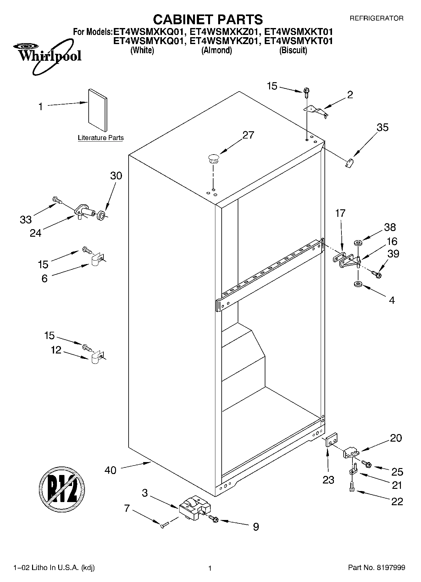 01 - CABINET, LITERATURE