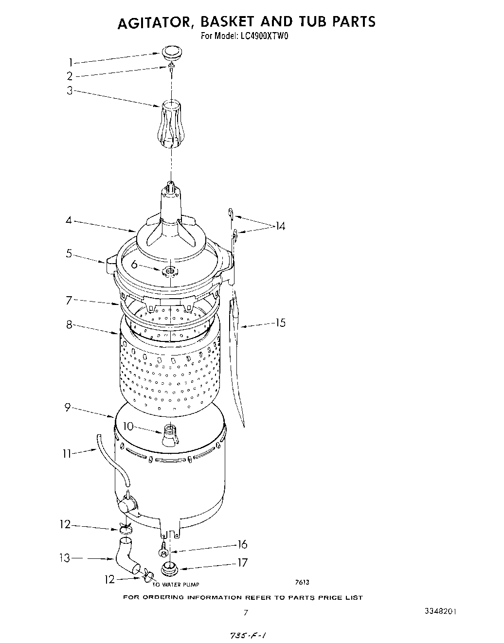 06 - AGITATOR, BASKET AND TUB