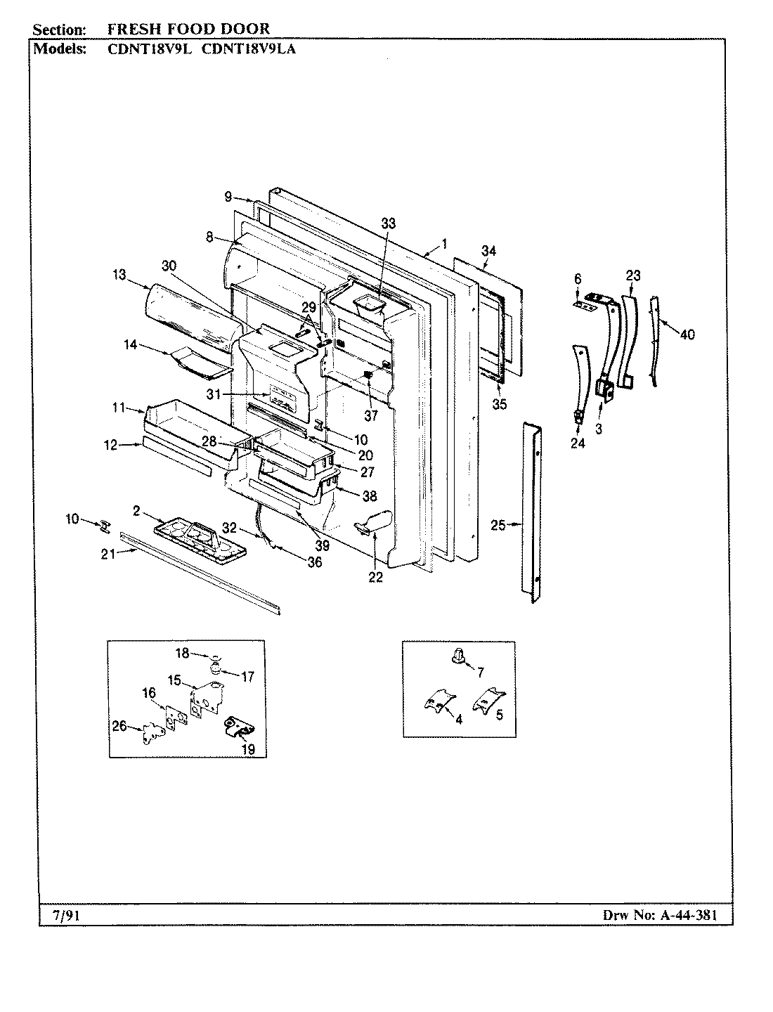 04 - FRESH FOOD DOOR