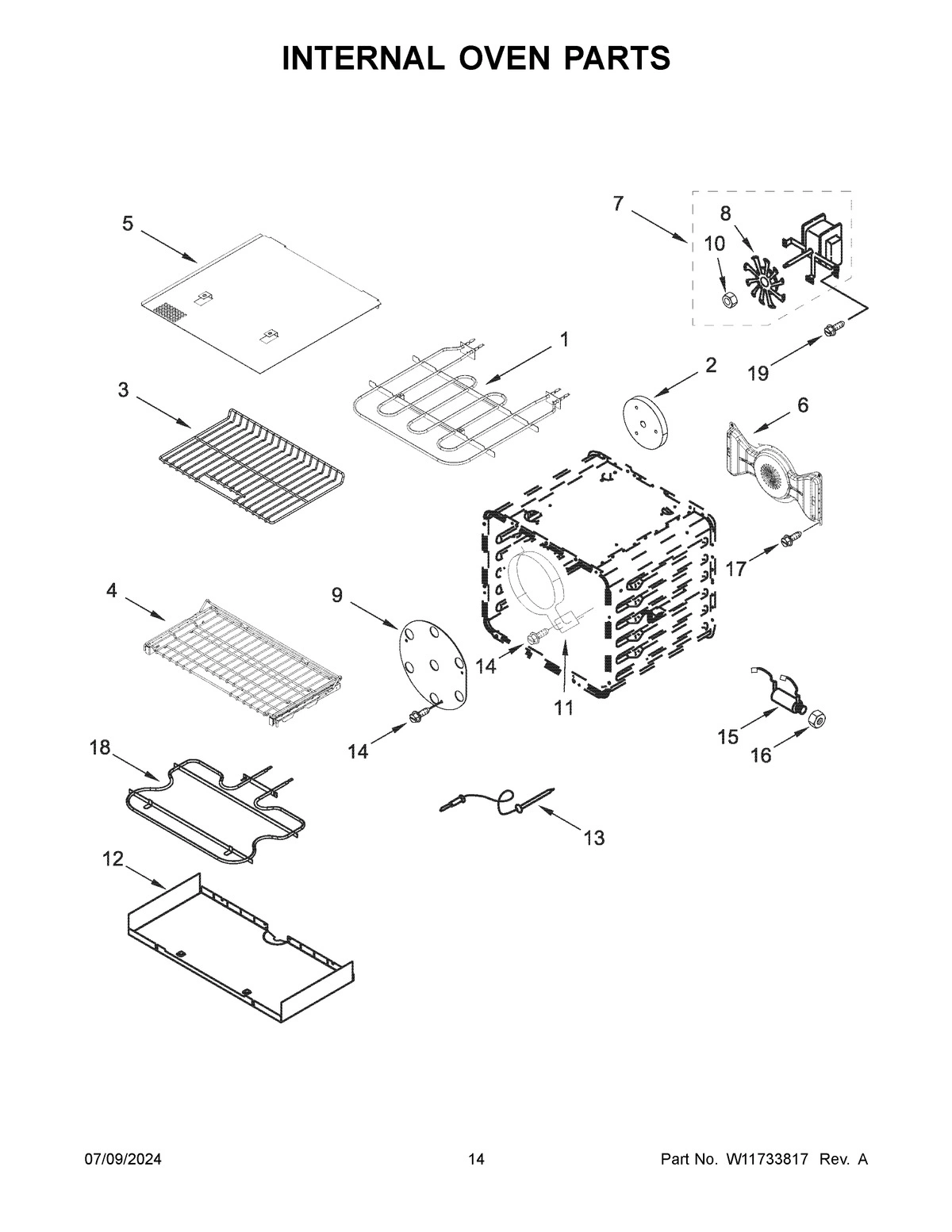 08 - INTERNAL OVEN PARTS